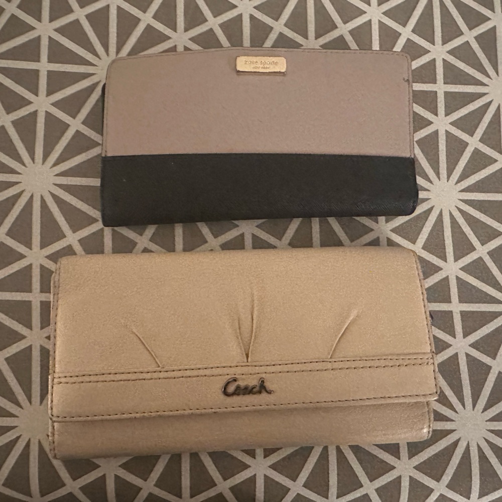 Women’s Coach and Kate Spade wallets - 2 for 1!